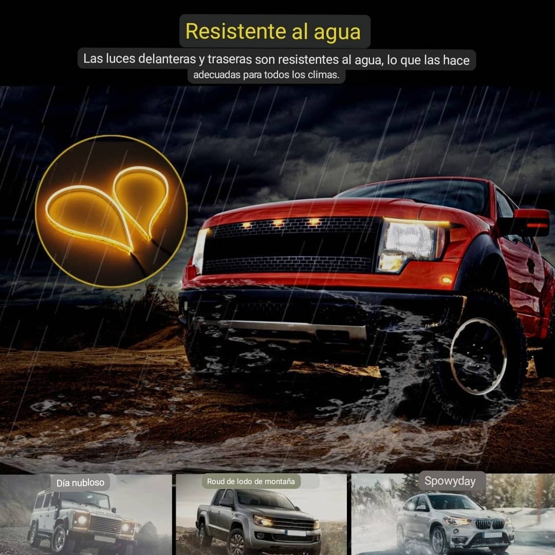 LUZ DIURNA DIRECCIONAL CINTA LED AUTO
