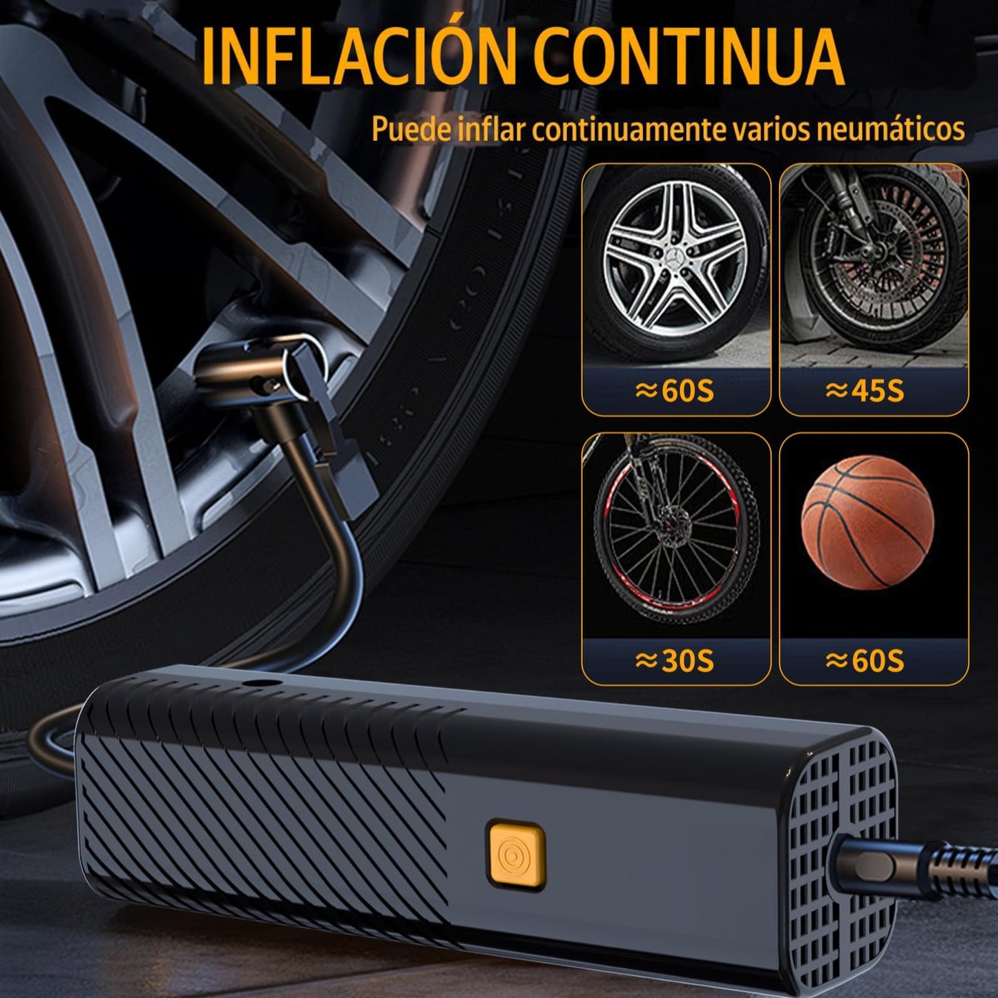 Inflador De Neumaticos AIRE PORTATIL