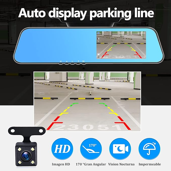 RETROVISOR CAMARA AUTO